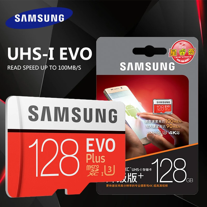 Original SAMSUNG Micro SD card 32GB Class 10 Memory Card EVO+ EVO Plus microSD 256GB 128GB 64GB 16GB TF cartao de memoria | Компьютеры и