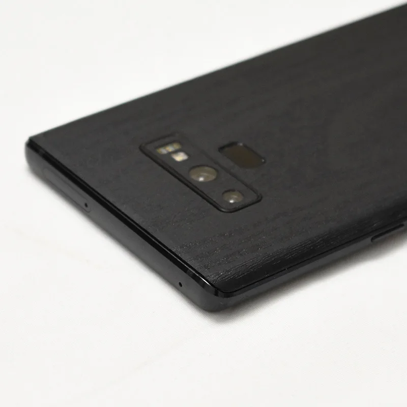 Черная деревянная задняя пленка для samsung Galaxy Note 9 декоративная Защитная