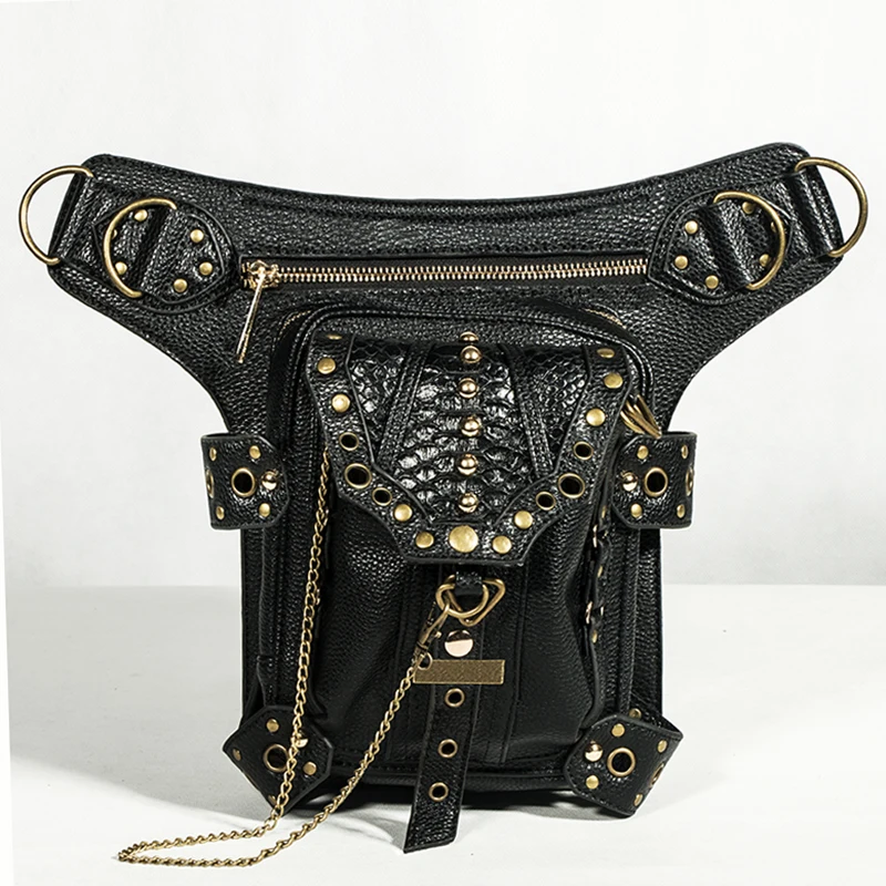 2 шт. сумки на плечо в стиле ретро стимпанк рок готика для женщин и мужчин сумка