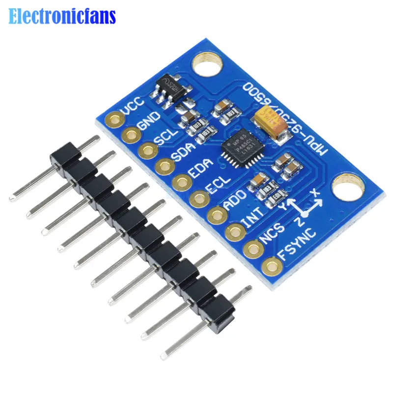 1 компл. IIC I2C SPI MPU6500 MPU-6500 6-осевой гироскоп Модуль датчика акселерометра заменить
