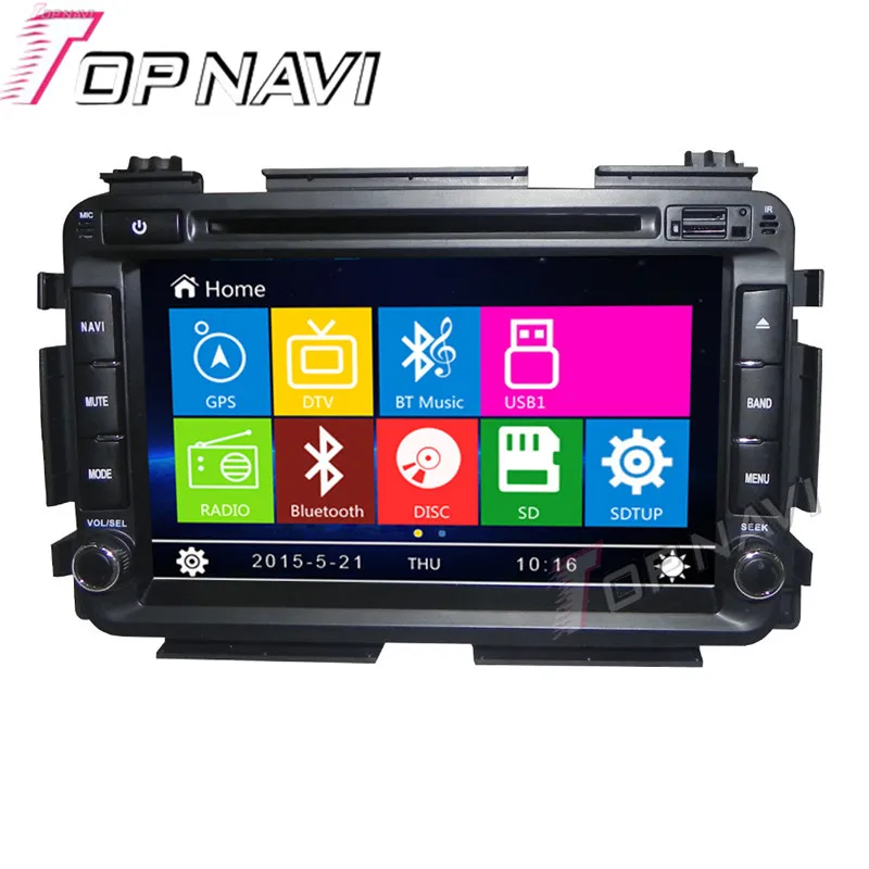 

Topnavi 8 "автомобильный DVD GPS для Honda VEZEL/HR-V 2013-автомобильный радиоприемник, мультимедийная аудиосистема, система Wince