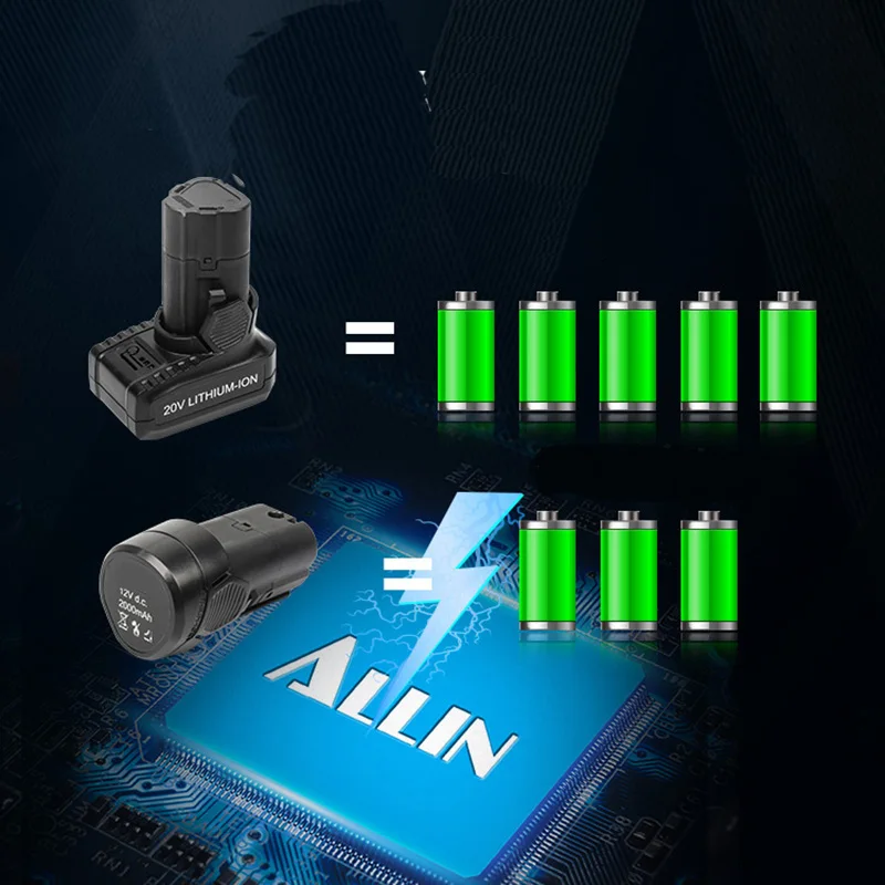 VOTO 50Nm 20 V перезаряжаемый литий ионный аккумулятор электрический ключ под прямым