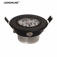 3w 4w 5w led downlights recessed downlight dimmable led lighting black shell angle adjustable ac110 220v driver