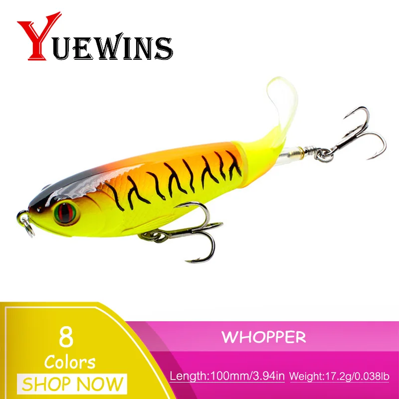 1 шт. Whopper Plopper 10 см 17 2 г Topwater рыболовная приманка искусственная жесткая