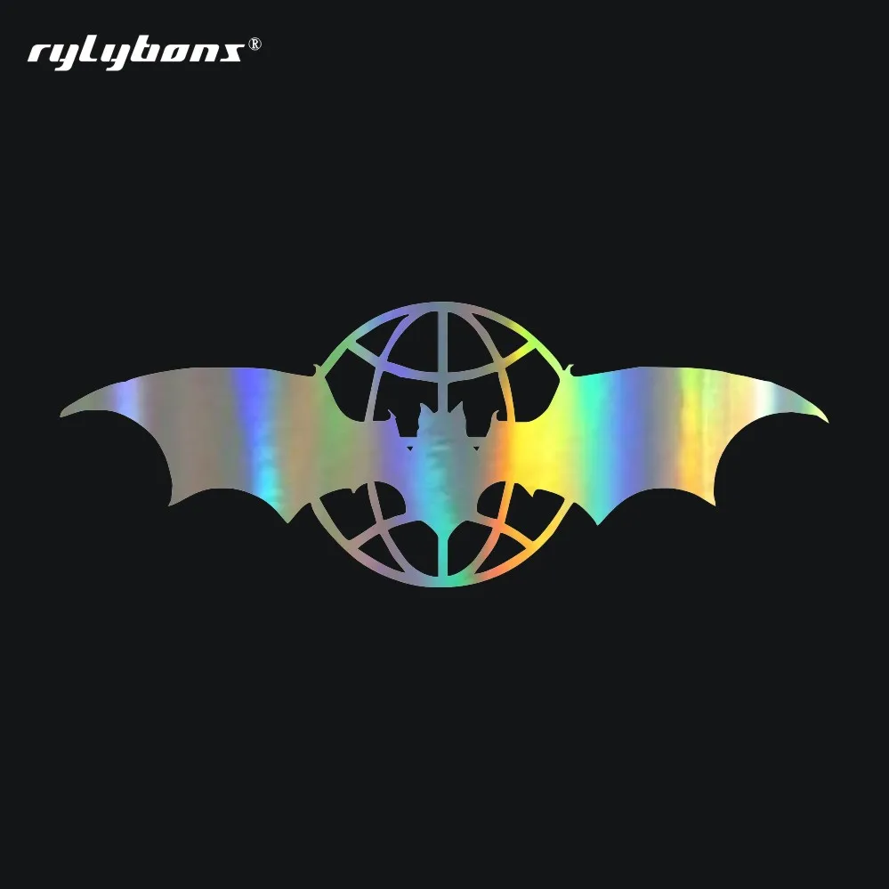 Rylybons Военная летучая мышь 3D наклейки для автомобиля мотоцикла Стайлинг бампер
