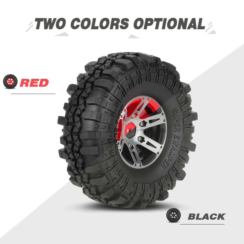 Колесные шины GoolRC на гусеничном ходу 4 шт. 1 9 дюйма 110 мм 1/10 со стразами из сплава