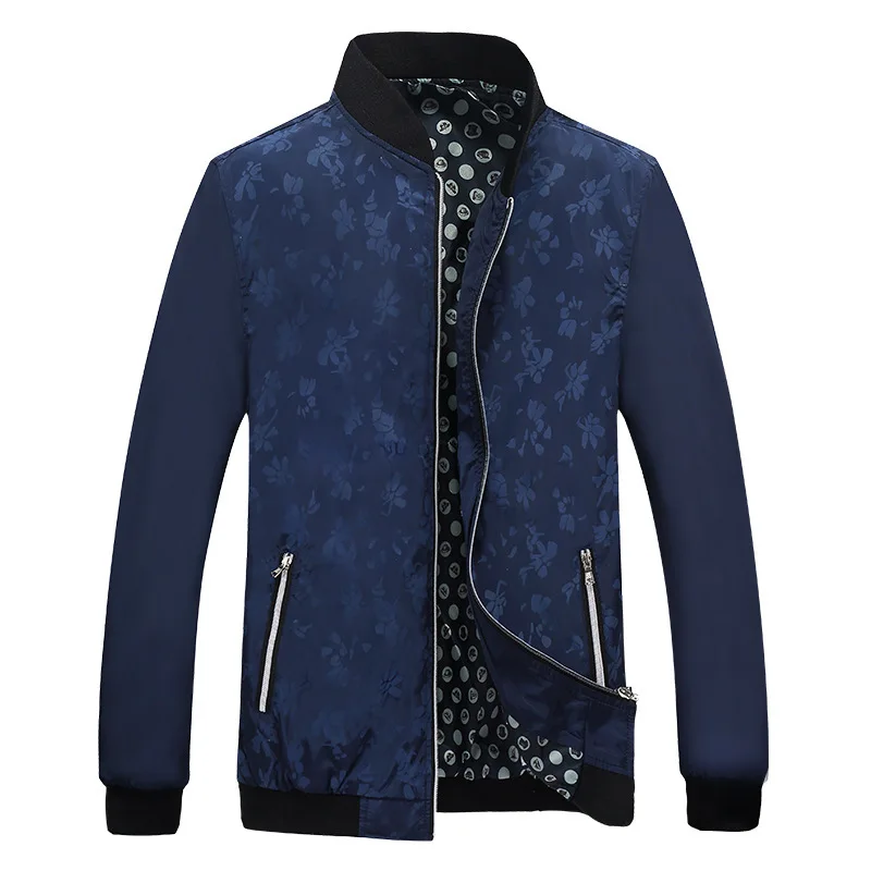 

Men Casual Thin Slim Jacket 2020 Korean Spring Fashion Jacket Plus Size Man Standing Collar blusas Male Jacket blusas 5XL