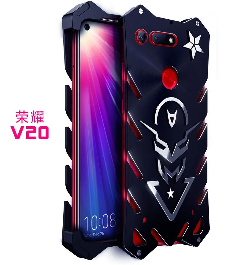 Zimon Armor II авиационный алюминиевый металлический чехол для huawei Honor10 9i Honor Note 10 20 Pro мощный противоударный чехол