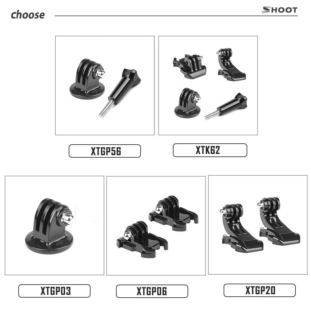 Крепежный болт для камеры GoPro Hero 8 7 5 4 Black Xiaomi Yi 4K Sjcam M10 Go Pro 8 7 аксессуары