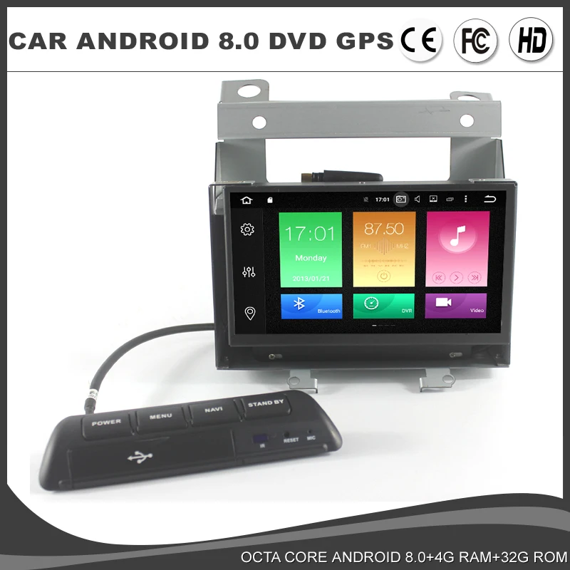 Восьмиядерный Android 9 0 автомобильный без DVD GPS плеер для Land Rover Freelander 2 Радио BT Wifi 4 Гб