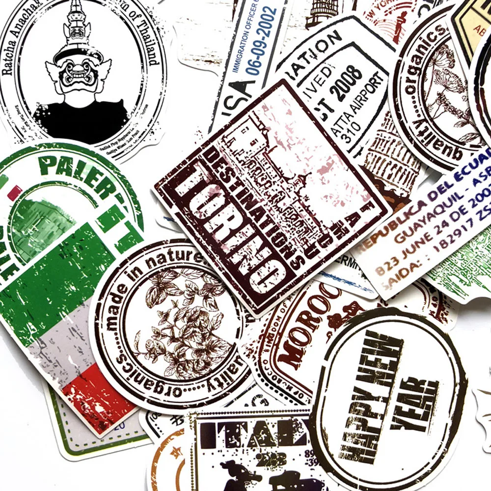 60 шт крутые наклейки с логотипом Стикер на годовщину Забавный подарок для гейкса