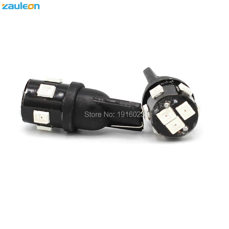 4 шт. T10 W5W 168 194 9SMD 2835 Светодиодный автомобильный клиновидный боковой светильник