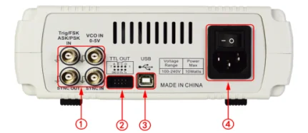 FY6800 генератор сигналов двухканальный DDS AC100-240V функция произвольной формы генератор сигналов осциллограф Аксессуары