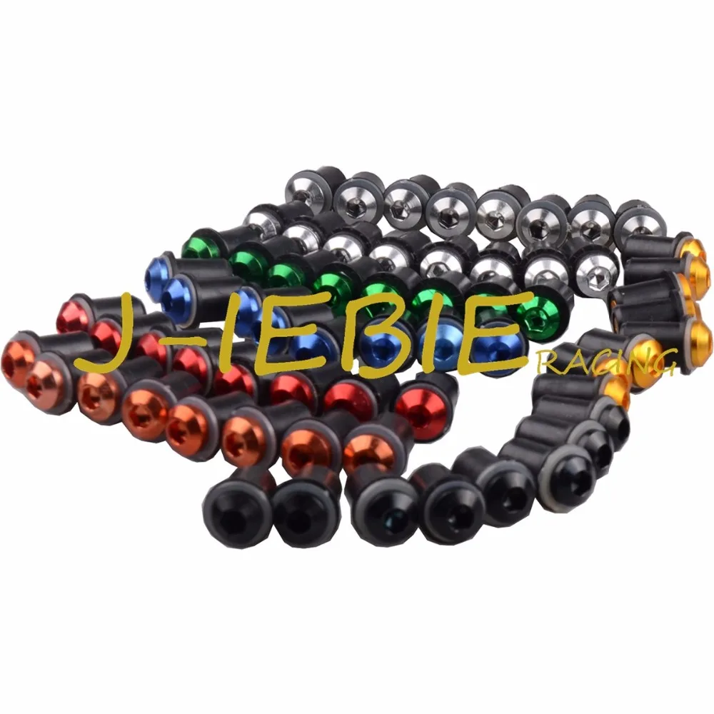 Винты для лобового стекла болты 8 шт. Yamaha YZF R125 R25 R3 600R 1000R R1 R6 MT09 MT07 MT10 MT03 FZ6R FZ8 XT 600E/R FJR