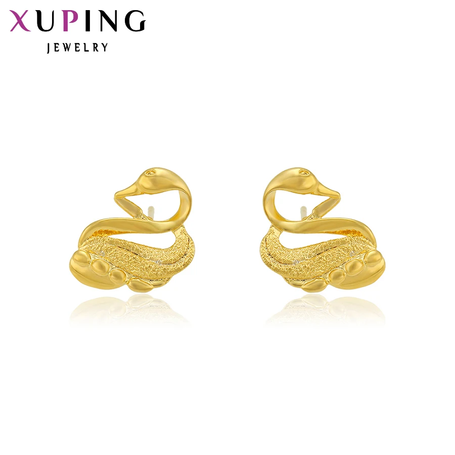 Xuping Роскошные серьги подарок на день Святого Валентина Лебедь очаровательный