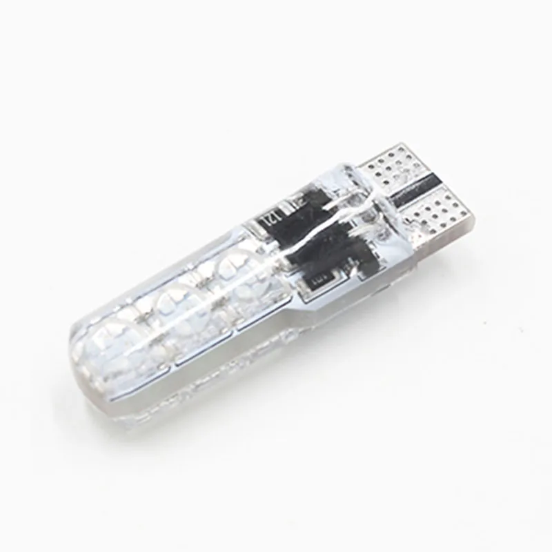 100 компл. Canbus T10 RGB светильник 6 SMD 194 W5W цветной светодиодный Лампа для салона