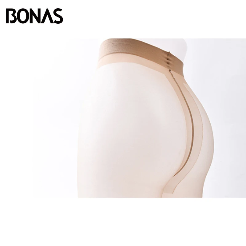 BONAS 15D Spider Tights Tear Resistant Nylon Pantyhose T Crotch Women Summer Sexy Breathable Tights Slim Stockings Female