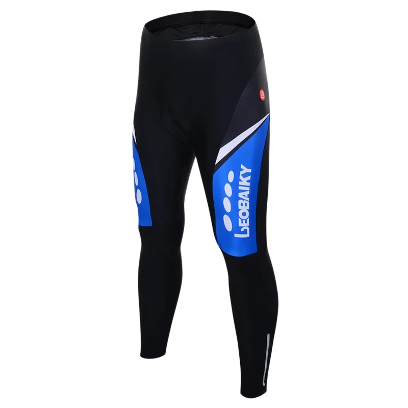 black blue2 Весенне-осенние штаны для велоспорта, мужские брюки для Mtb, шоссейного велосипеда, мягкие 3D светоотражающие длинные штаны для велоспорта, компрессионные колготки, одежда для фитнеса - Цвет: black blue2
