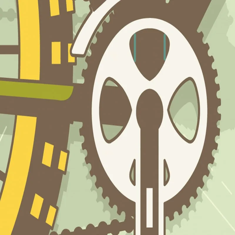 Фотообои на заказ в гостиную обои стиле ретро велосипед детали для горного