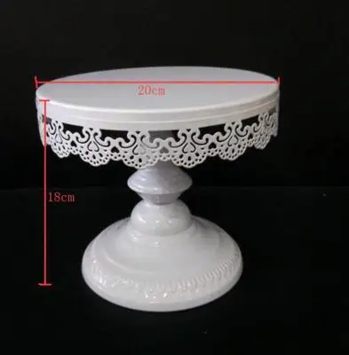 20cm wide cake stand Свадебный фон в сеточку для свадебных церемоний, Свадебные Вечерние и кольцевые рамки для воздушных шаров - Цвет: 20cm wide cake stand