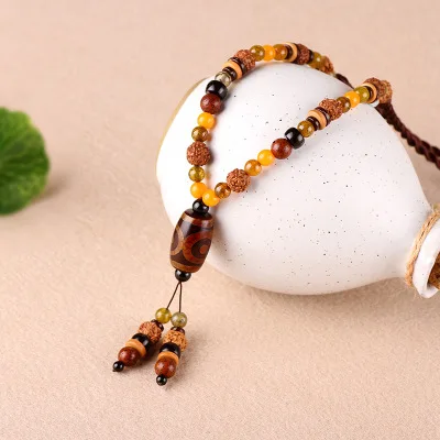 Уникальные ювелирные изделия rudraksha ручная работа с бусинами оригинальное