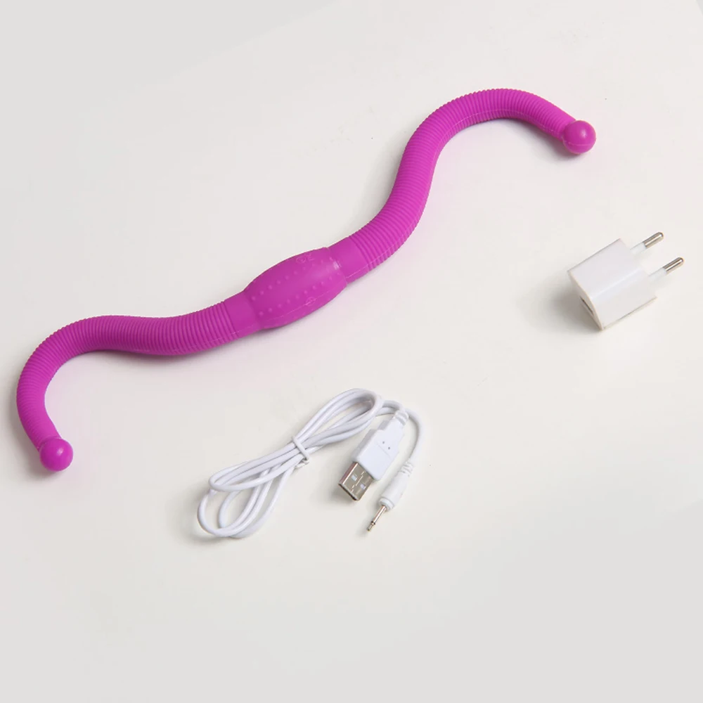 Двойной фаллоимитатор вибратор Вагина и анальный стимулятор пениса для женщин