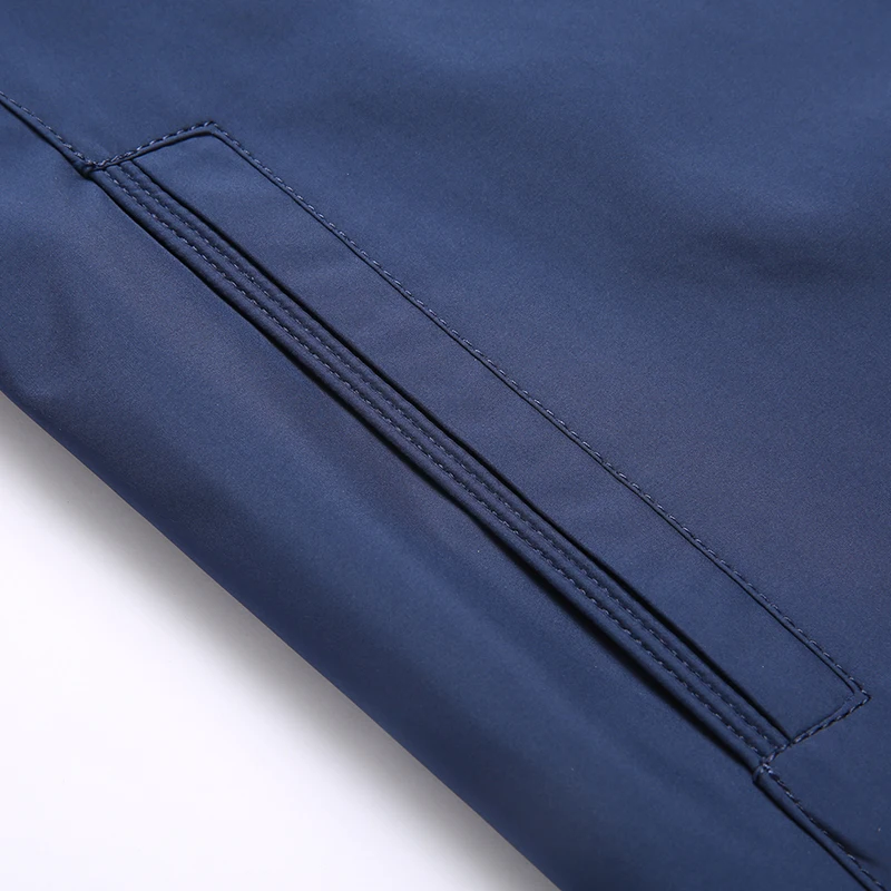 Мужские классические куртки MOOWNUC повседневные облегающие осенние с отворотом 4