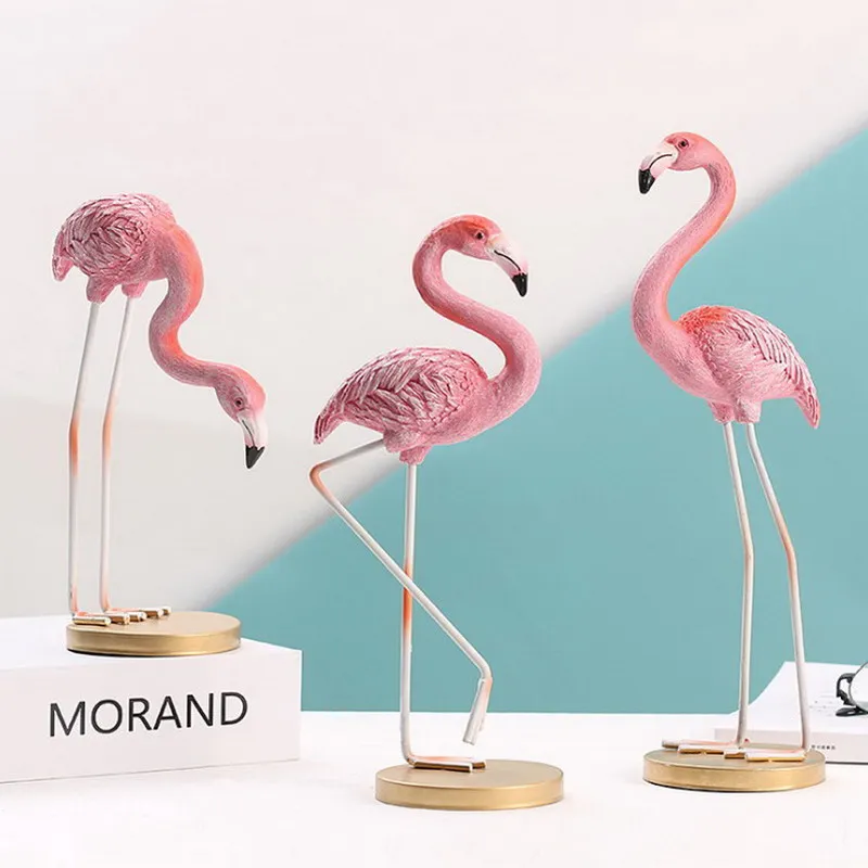 Украшения в виде фламинго дизайнерский Розовый прекрасный подарок для украшения