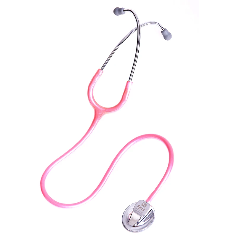 pink pearl Spirit односторонняя профессиональная кардиологическая стетоскоп медицинское оборудование Взрослый/ребенок для скорой медицинской техники - Цвет: pink pearl