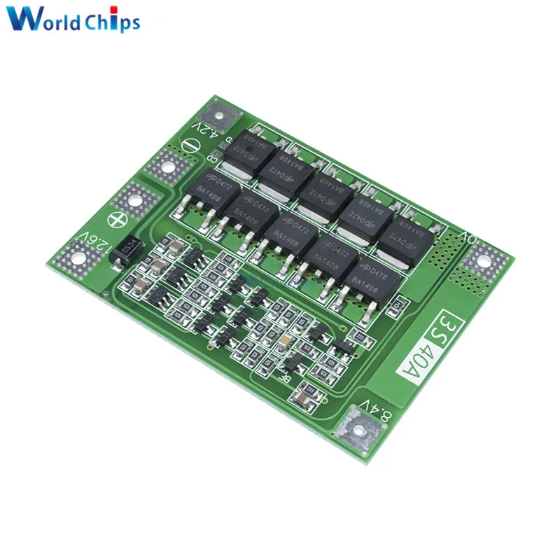 Защитная плата PCB BMS для зарядного устройства литиевых батарей 3S 40 А 11 1 В 12 6 в | Отзывы и видеообзор