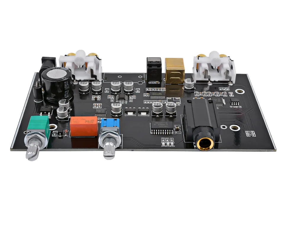 AIYIMA DC12V DPCM5100 ЦАП Плата MS8416 коаксиальный волоконно-оптический USB усилитель аудио регулятор громкости декодер плата для DIY домашнего кинотеатра