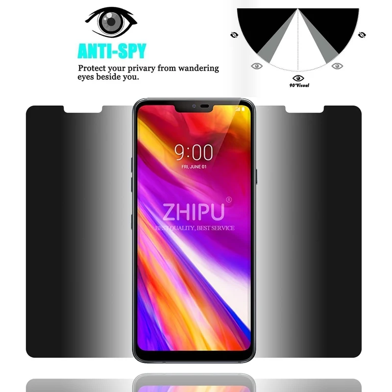 Закаленное стекло для защиты экрана LG G7 ThinQ 6 1 дюйма 2.5D Arc Edge защита от