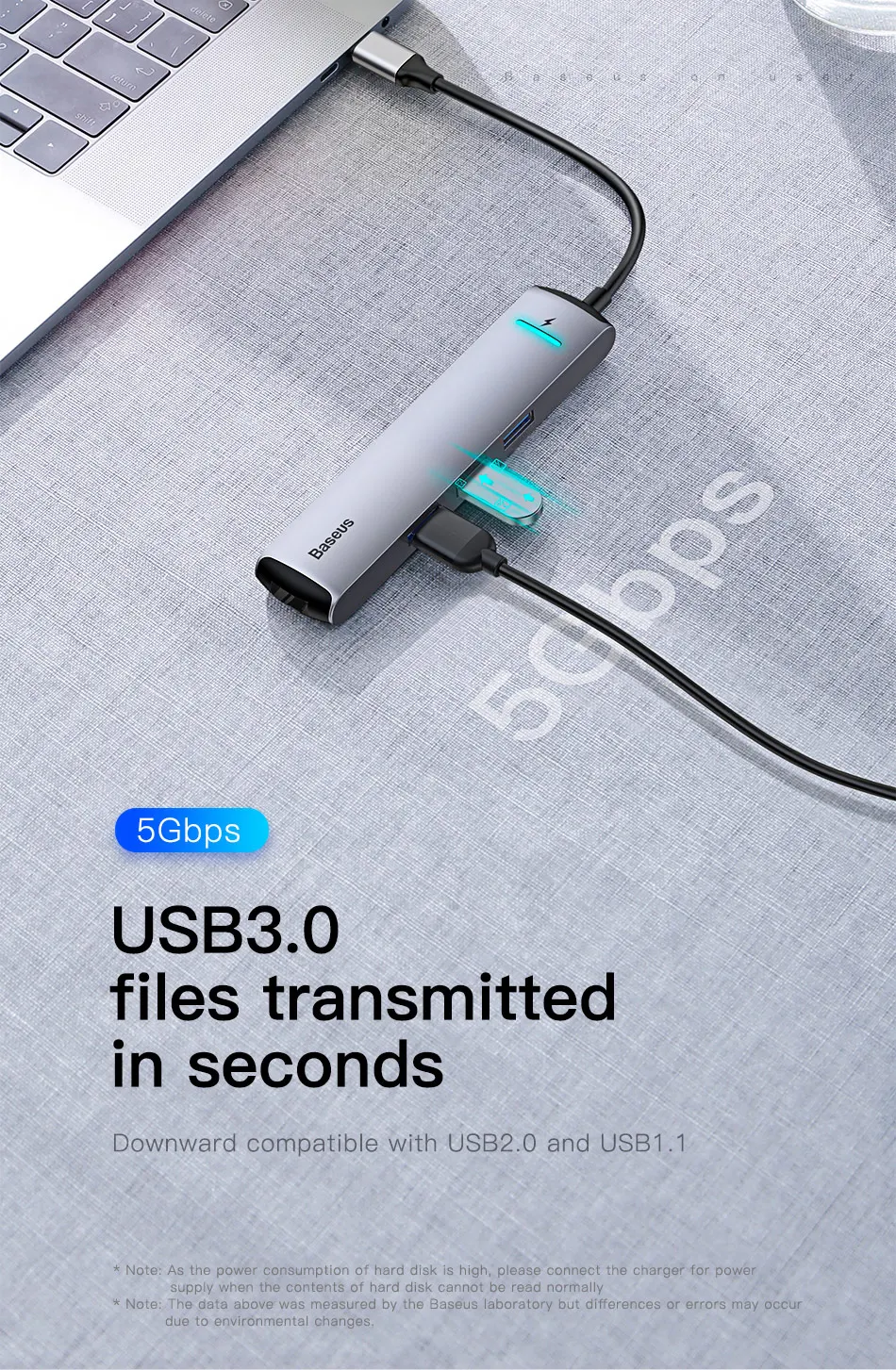 Baseus usb-хаб 3,0 USB C концентратор для MacBook Pro концентратор USB Type C RJ45 HDMI кардридер адаптер концентратор USB разветвитель компьютерные аксессуары for Mackbook Pro Air переходник USB HUB usb разветвитель