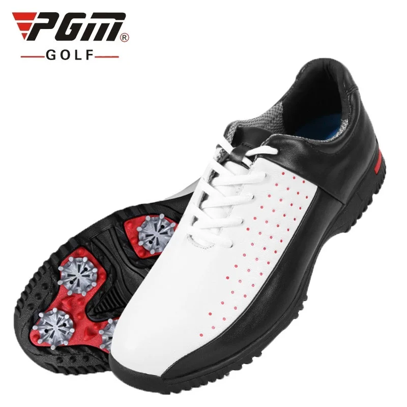 Pgm Golf Shoes Men Sports Shoes Breathable Male Sports Shoes Lace Up With Spikers Anti-Slip Mens Training Sneakers AA10102