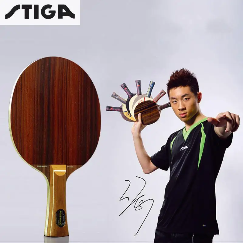 Оригинальная ракетка для настольного тенниса Stiga из розового дерева Nct 5 7 чемпион