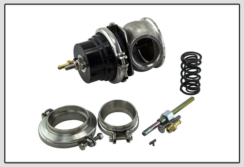VR RACING-GT II 60 мм регулируемый турбо wategate Black-V BAND для 1 jzgte/SR20DET/JDM VR5891BK