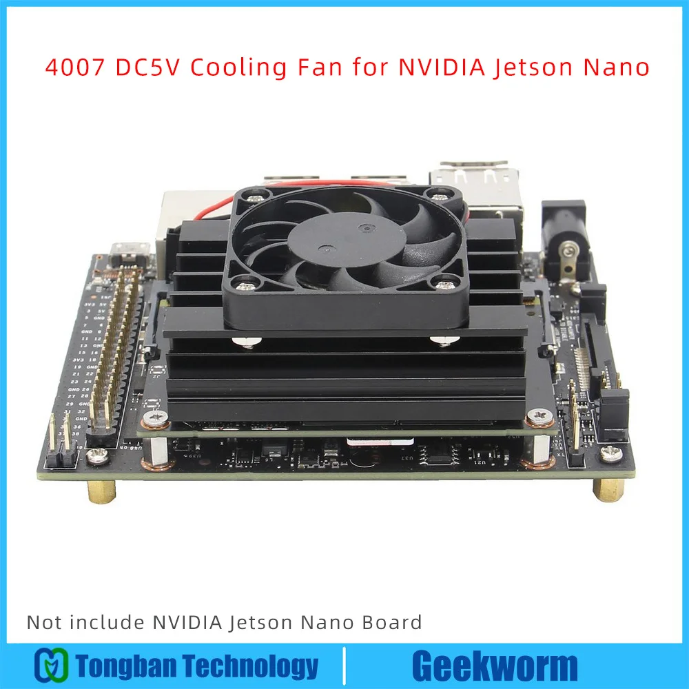 Вентилятор охлаждения 4007 40 мм 4 см 40*40*7 для NVIDIA Jetson Nano макетная плата DC5V вентилятор