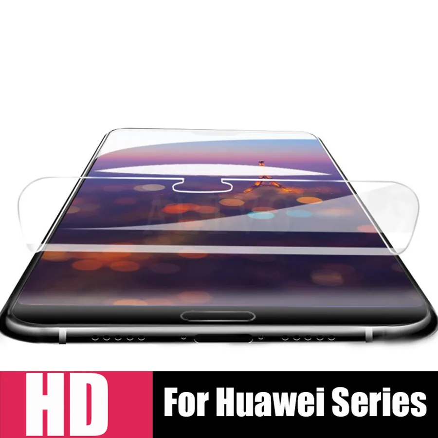 3D Прозрачная мягкая ТПУ Гидрогелевая наклейка пленка для Huawei P30 P20 Mate 20 Pro Lite Honor View