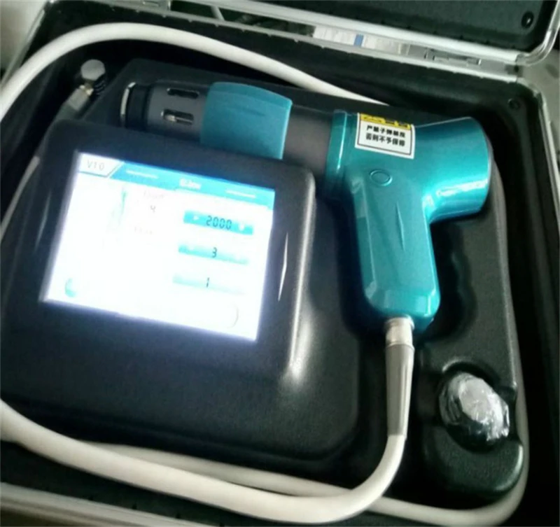 

Pain Relief Pressure wave Portable Physiotherapy weight Loss with 3 BAR Max pressure Extracorporeal Shock wave Machine