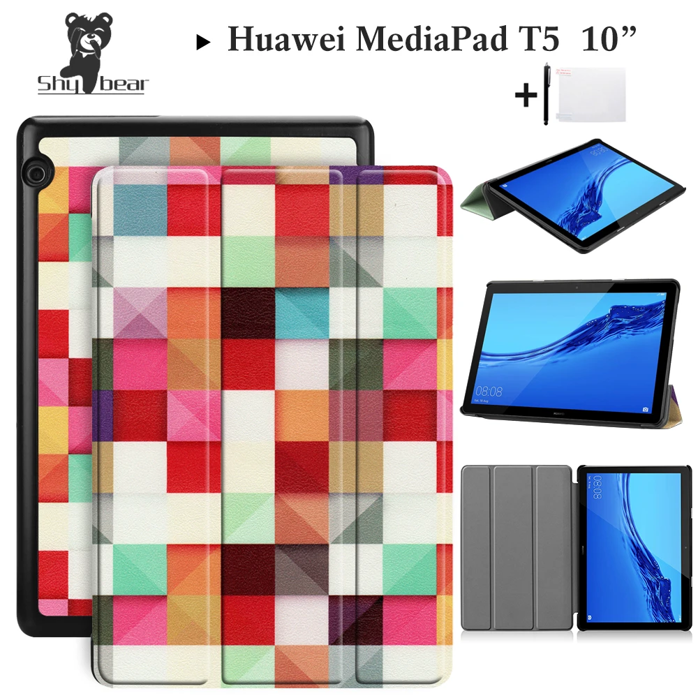 Чехол для Huawei MediaPad T5 10 дюймов чехол AGS2 W09/L09/L03/W19 планшета с шелкографией 1