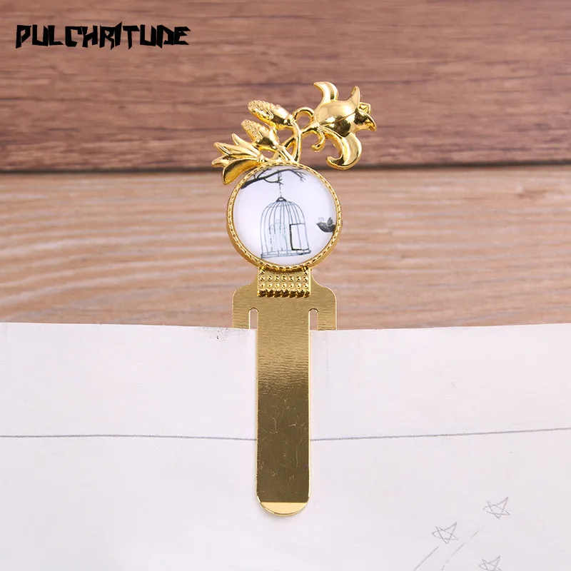  2pcs 20mm Inner Size Two Color Vintage Petunia Style Handmade Bookmark Cabochon Base Cameo Setting 32*92mm T6901 | Украшения и