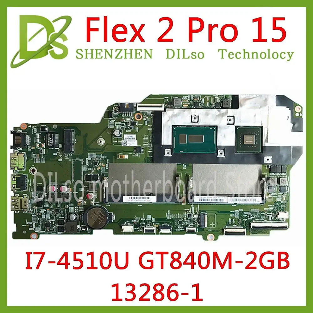 KEFU 13286-1 Материнская плата для Lenovo Flex 2 Pro 15 материнская ноутбука I7-4500U/I7-4510U CPU GT840M-2GB