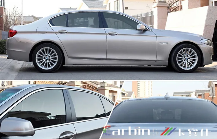Карбоновая пленка для окна Дымчатая серая автомобиля затемнение и боковая