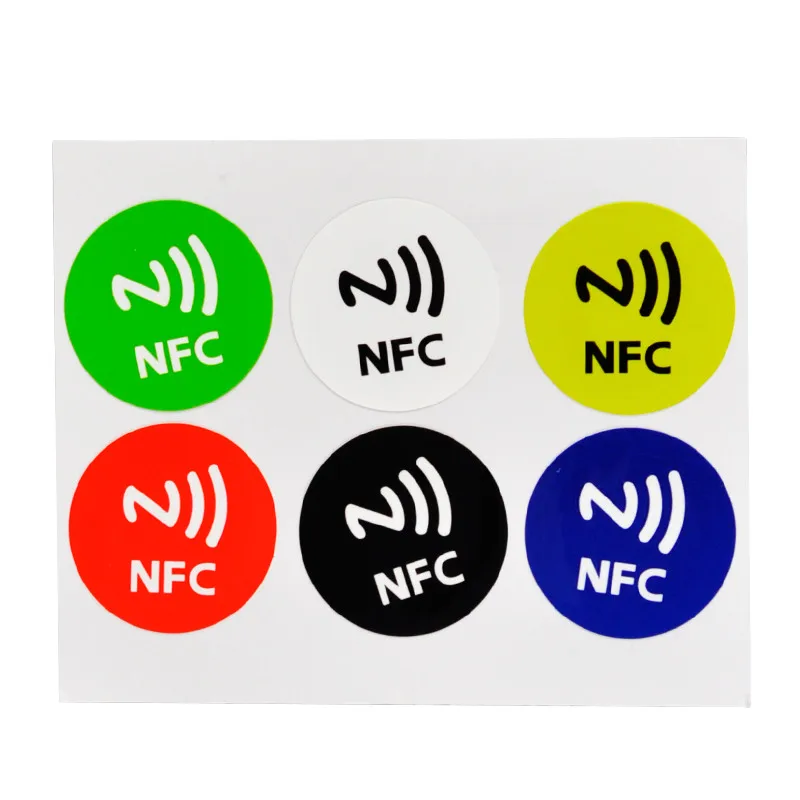 6 шт NFC смарт-метки стикер чип Rfid Клейкая Этикетка будильник контроль для samsung iPhone