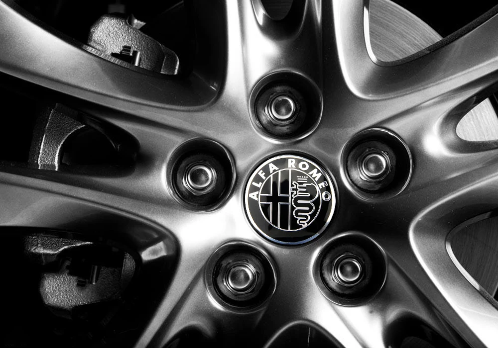 Автомобильные пылезащитные наклейки по оси шин для Alfa Romeo 159 155 156 Mito 166 Giulia GT Brera