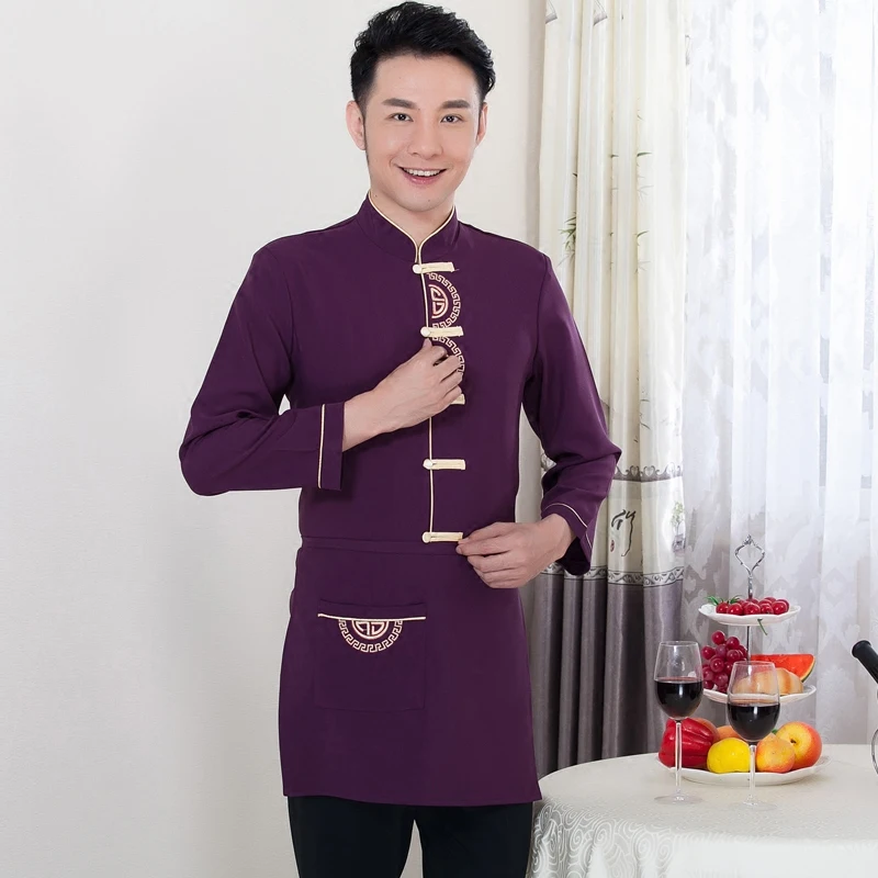 Униформа для отеля с длинным рукавом осенняя зимняя одежда ресторана кейтеринга