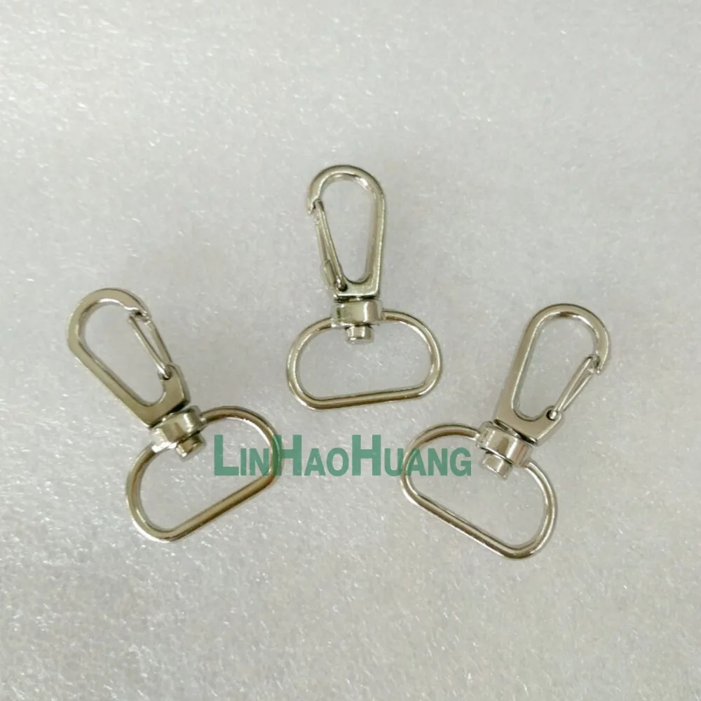 50 шт./лот 21 мм Серебряный никелевый сплав поворотные застежки защелкивающиеся