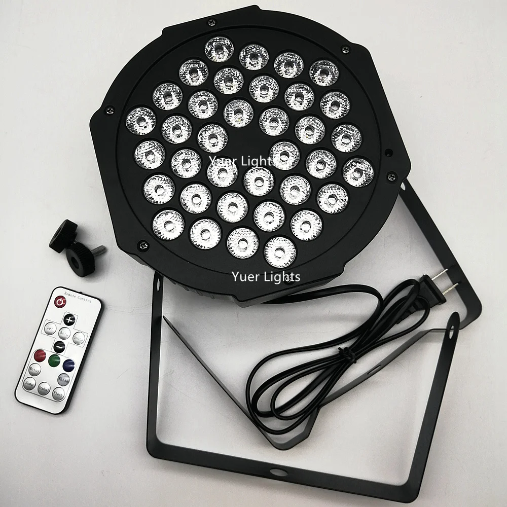 10XLot Free Shipping 36LEDS LED Stage Lights RGB Colors DMX Par Disco For Wedding Party | Лампы и освещение