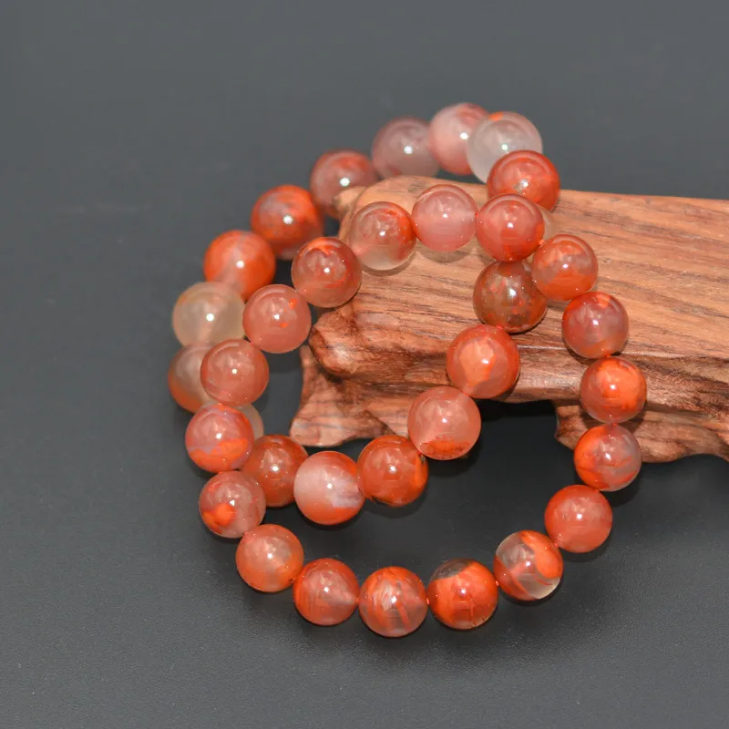 Сертифицированный шелковый браслет из натурального красного Южно-Красного