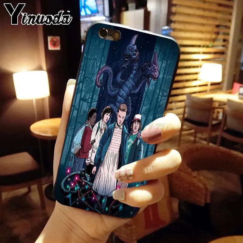 Yinuoda TV Stranger Things TPU Мягкий силиконовый чехол для телефона iPhone X XS MAX 6 6s 7 7plus 8 8Plus 5 5S SE XR